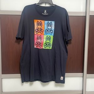 Psycho Bunny navy shirt size 7